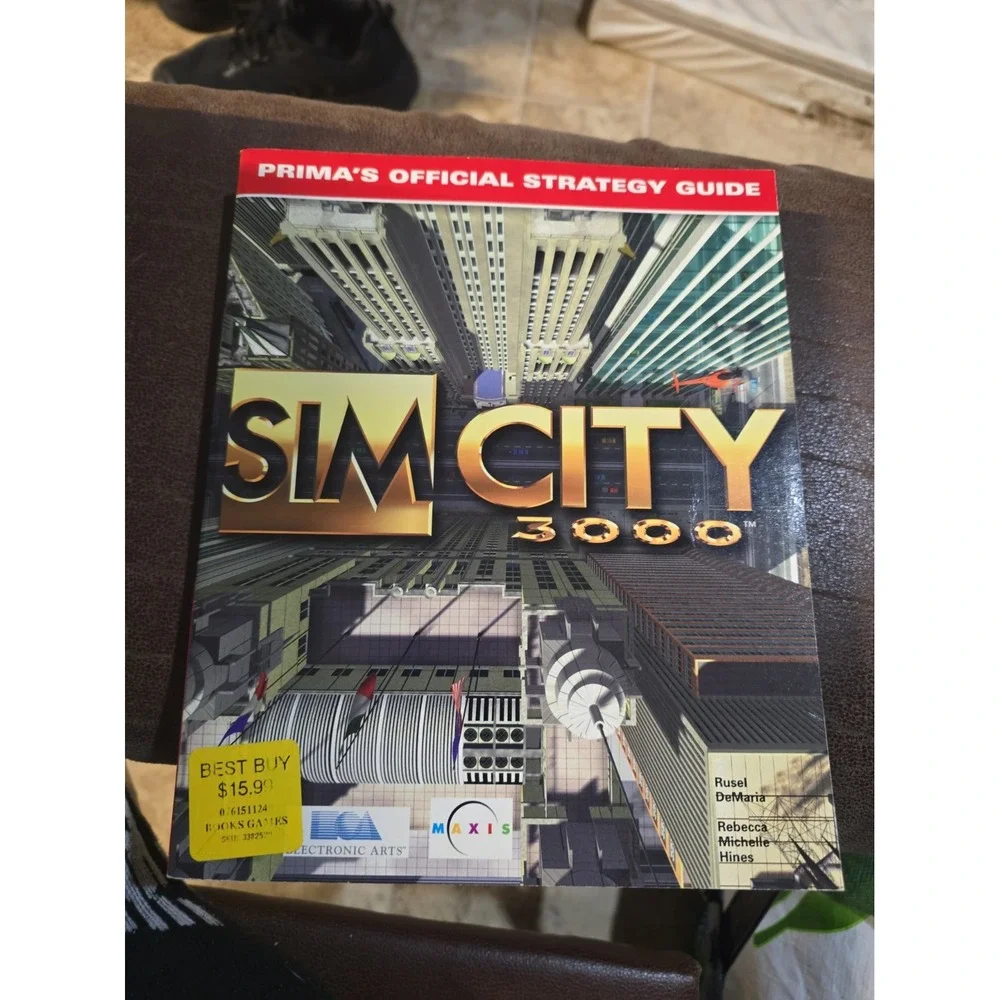 SimCity Game Manuals Lot Of 5 Books 3000, 2000, Farm, Strategies & Secrets Used